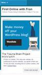 Mobile Screenshot of firstonlinewithfran.com